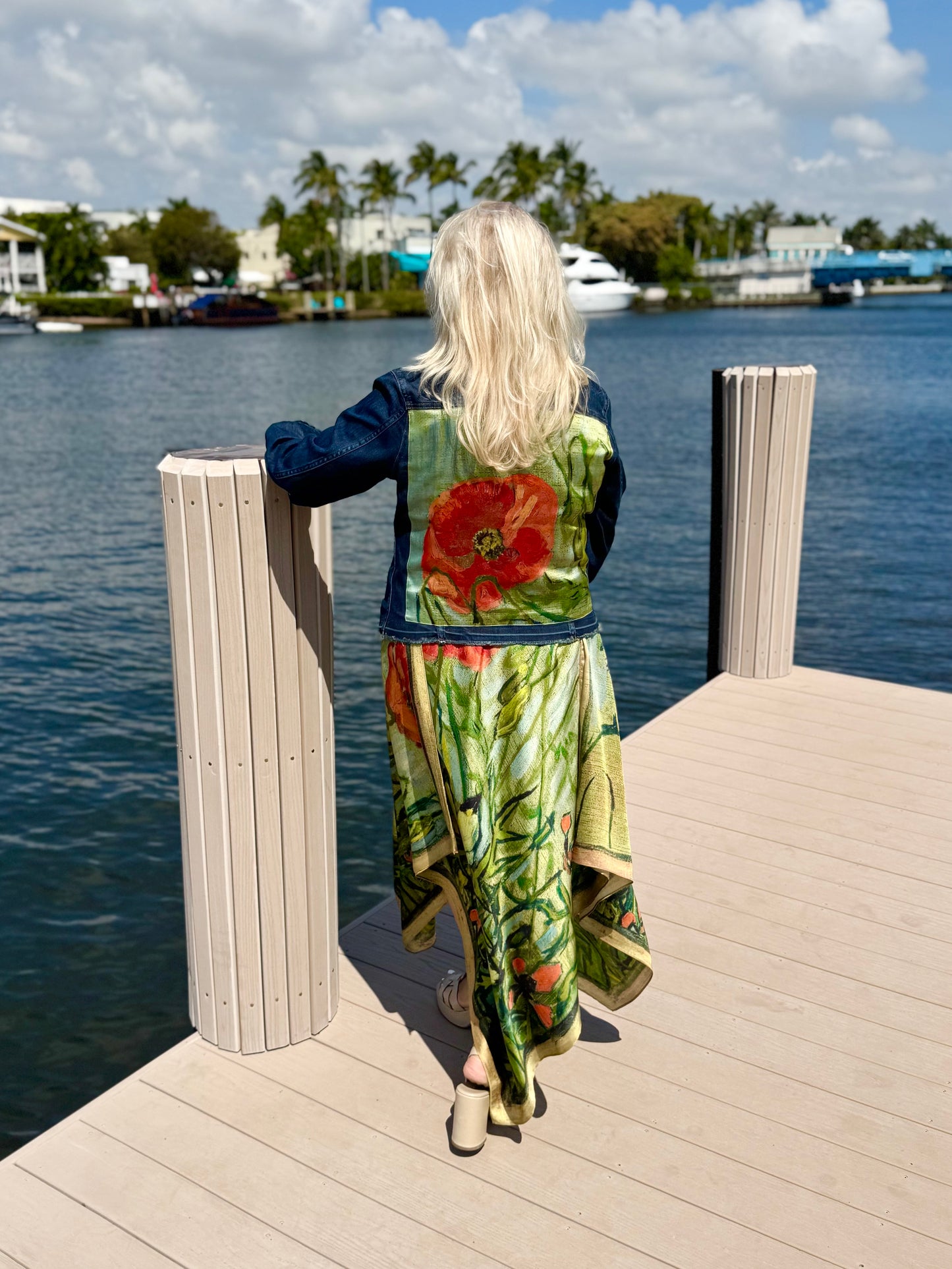 Silk Dress / My Poppy - Stacy Bradley Design