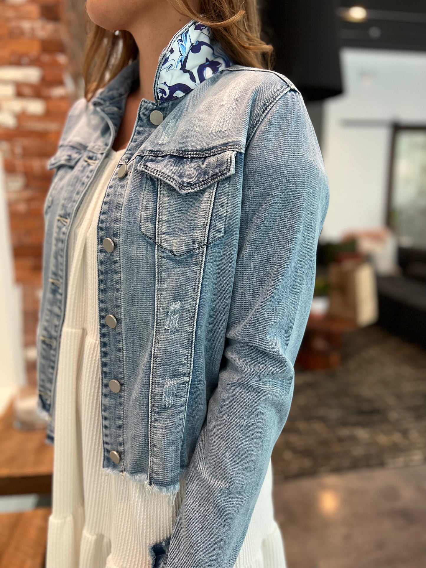 The Light Denim Jacket / Love Blues