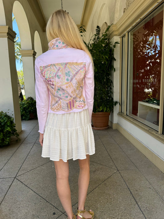 The Pink Denim Jacket / Let’s Sparkle - Stacy Bradley Design