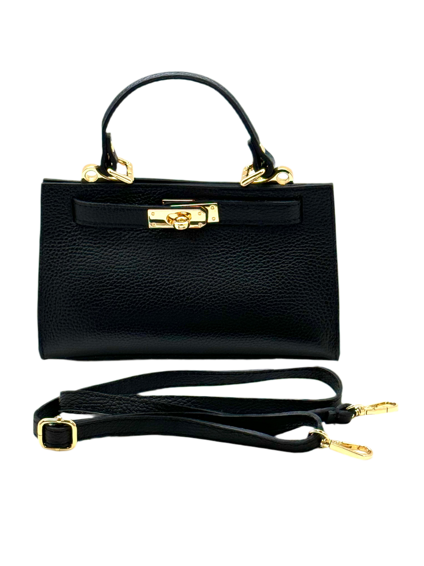 Purse / Capri Italian Leather / Black