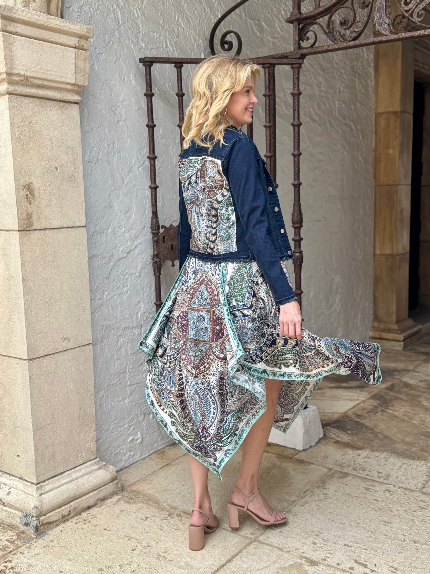 Silk Dress / Lots of Fun Colors - Stacy Bradley Design