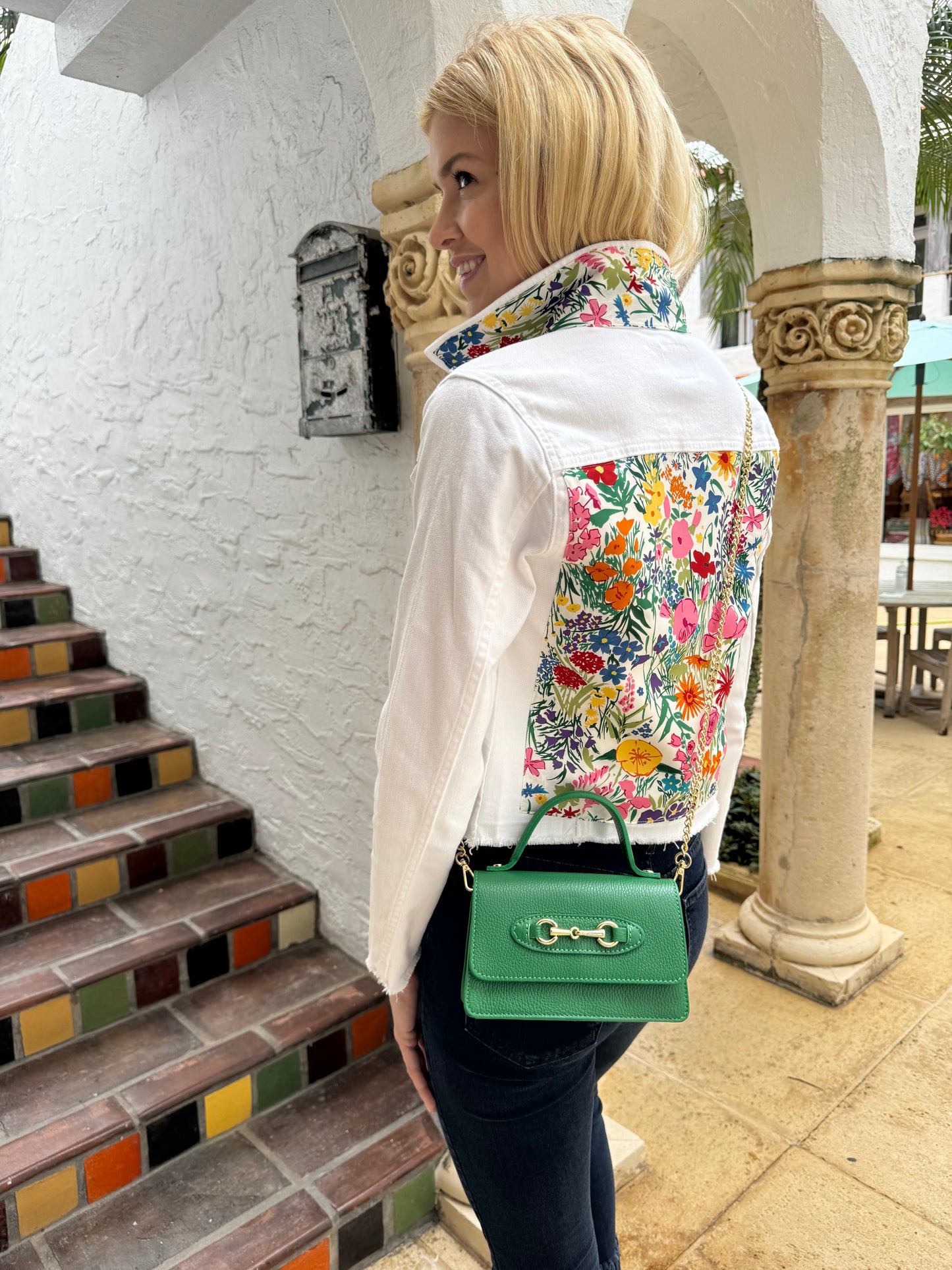 Purse / Sorrento Italian Leather / Green/wholesale - Stacy Bradley Design
