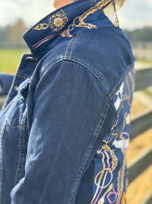 The Dark Denim Jacket / Lucky You - Stacy Bradley Design