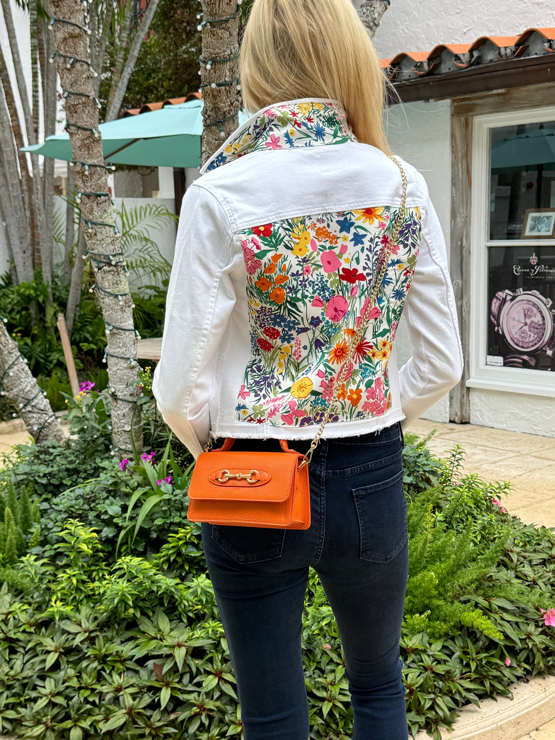 Purse / Sorrento Italian Leather / Orange/wholesale - Stacy Bradley Design