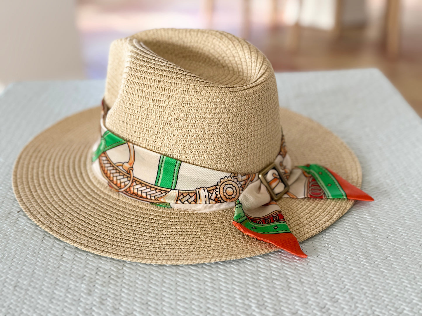 Hat / Orange Stirrup - Stacy Bradley Design