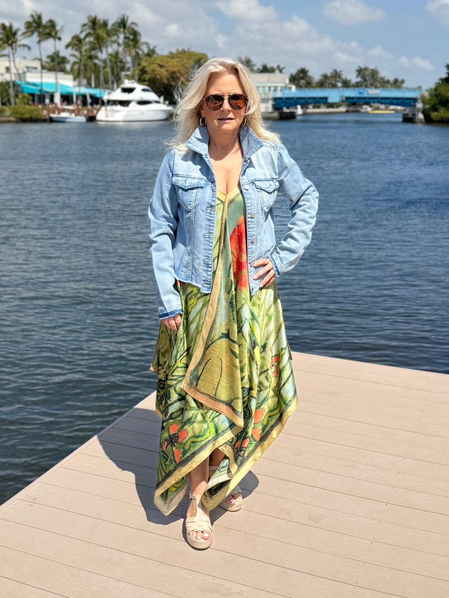Silk Dress / My Poppy - Stacy Bradley Design
