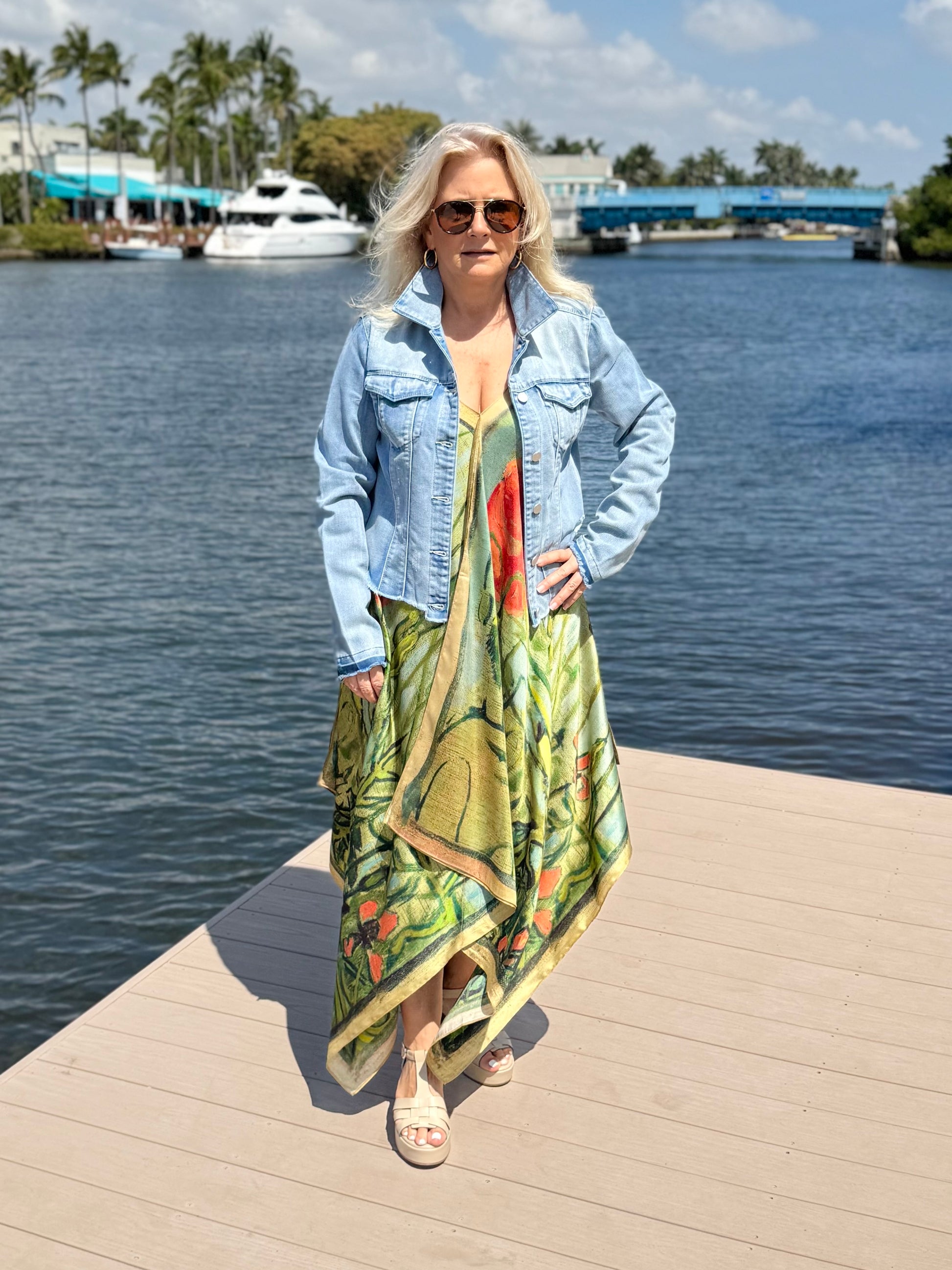 Silk Dress / My Poppy - Stacy Bradley Design