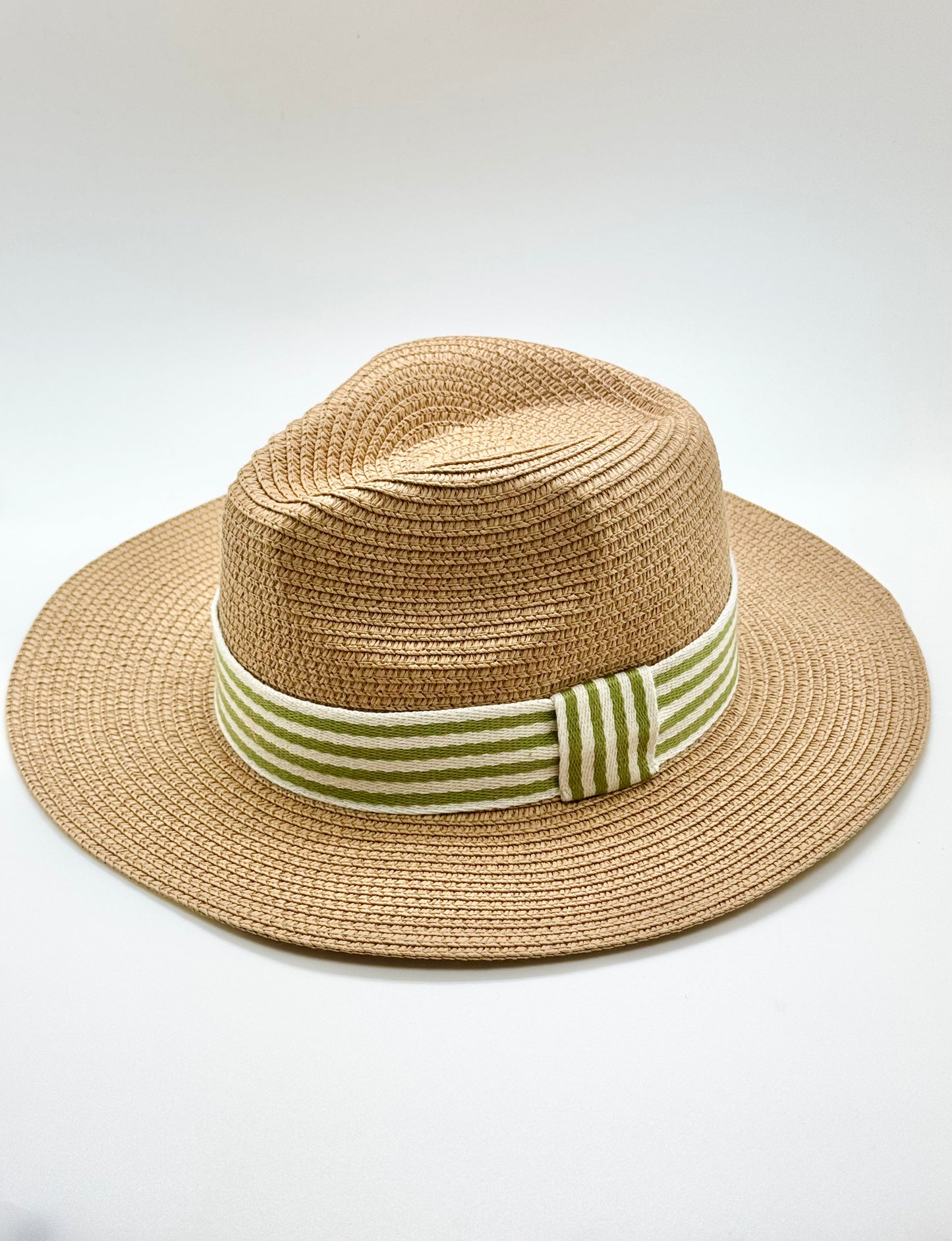 Hat / Stripe / Natural Sage / Wholesale - Stacy Bradley Design
