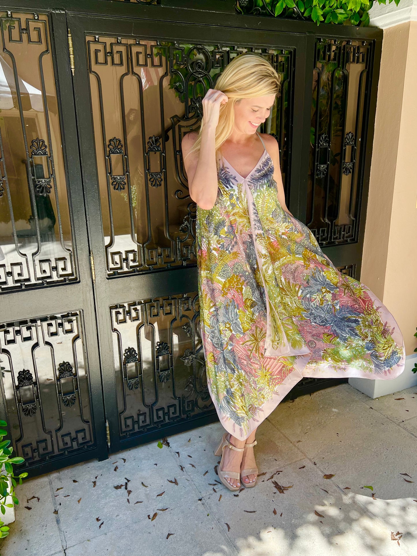 Silk Dress / Fall of Mauve - Stacy Bradley Design