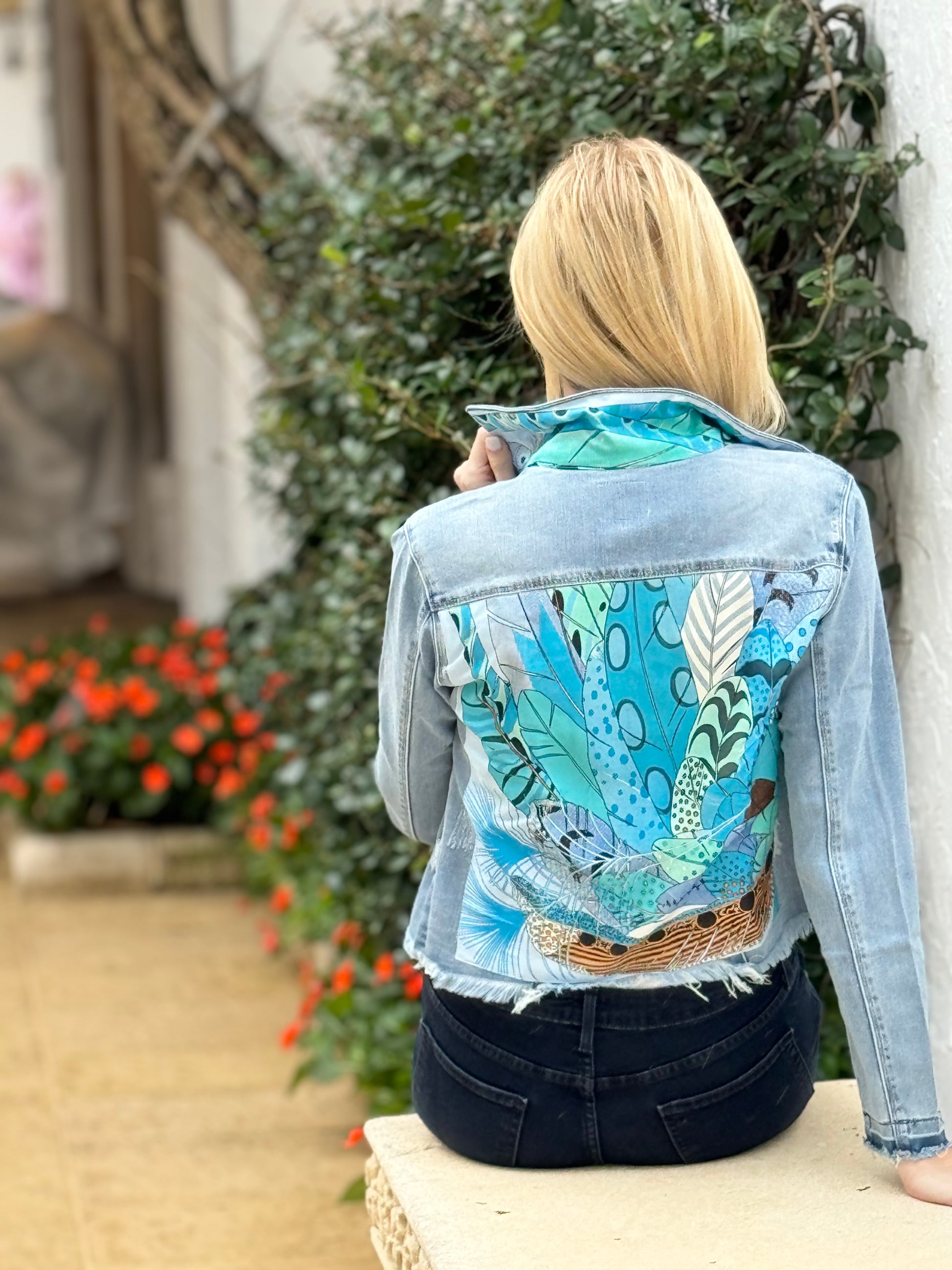 The Light Denim Jacket / Sky Blue - Stacy Bradley Design