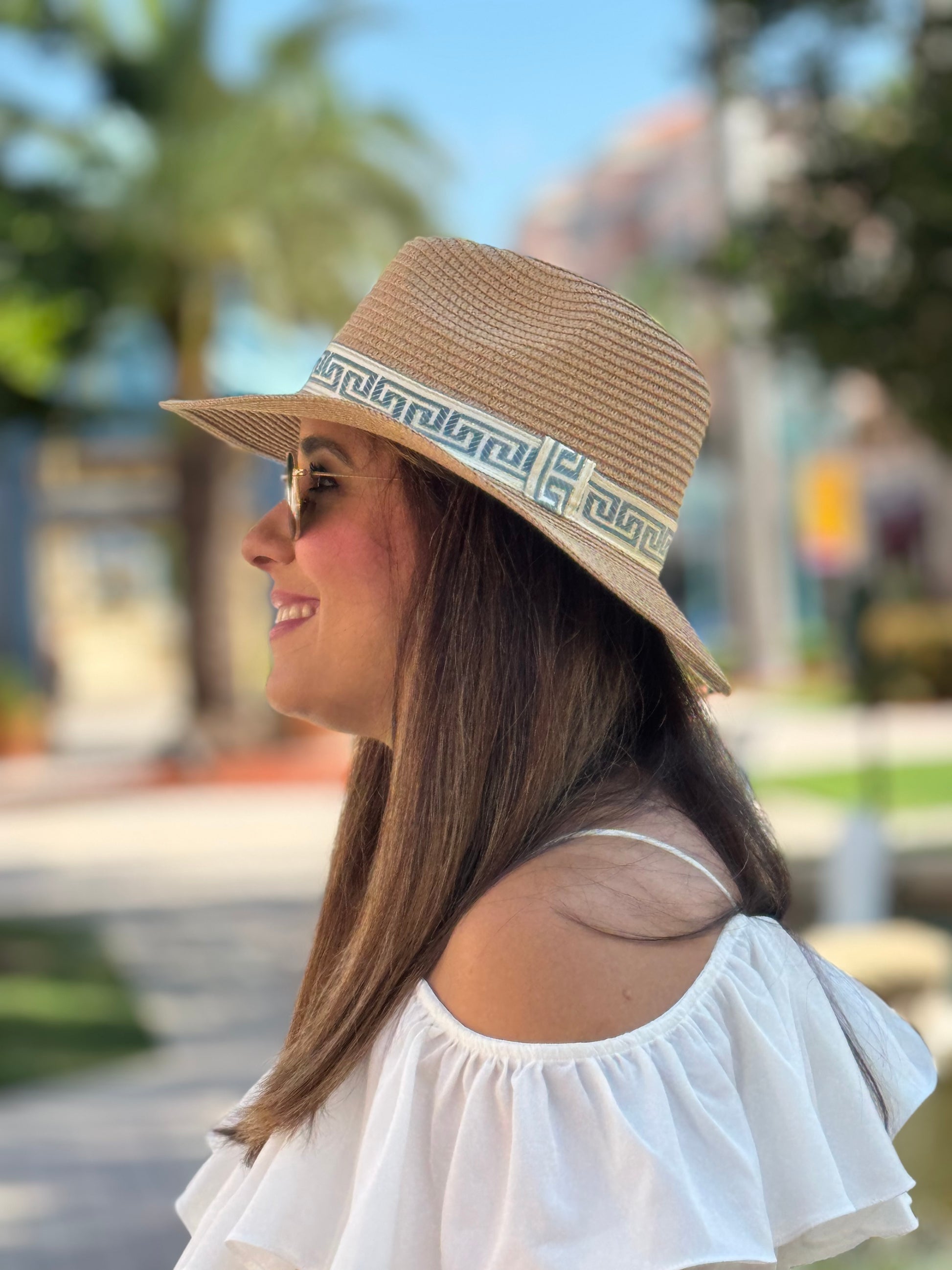 Hat / Greek Isle / Natural Green / Wholesale - Stacy Bradley Design