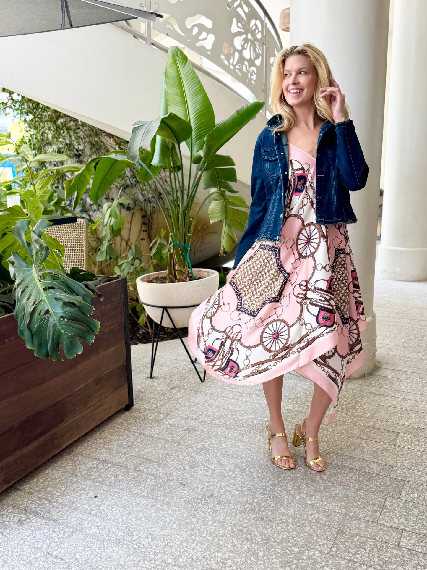 Silk Dress / Blush Bit - Stacy Bradley Design