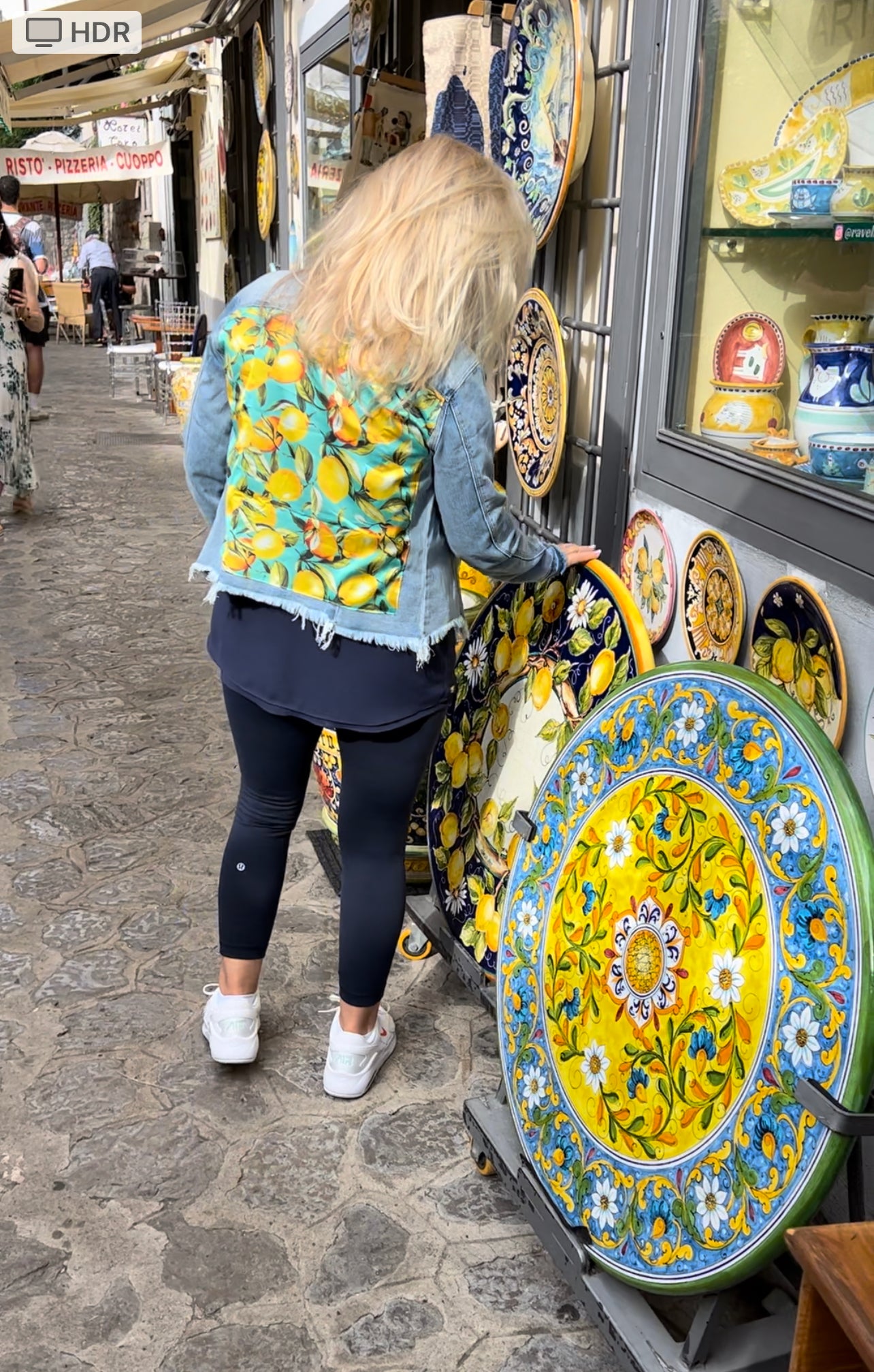 The Light Denim Jacket / Capri In Teal - Stacy Bradley Design