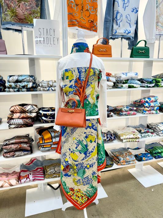 Purse / Capri Italian Leather / Orange /Wholesale - Stacy Bradley Design