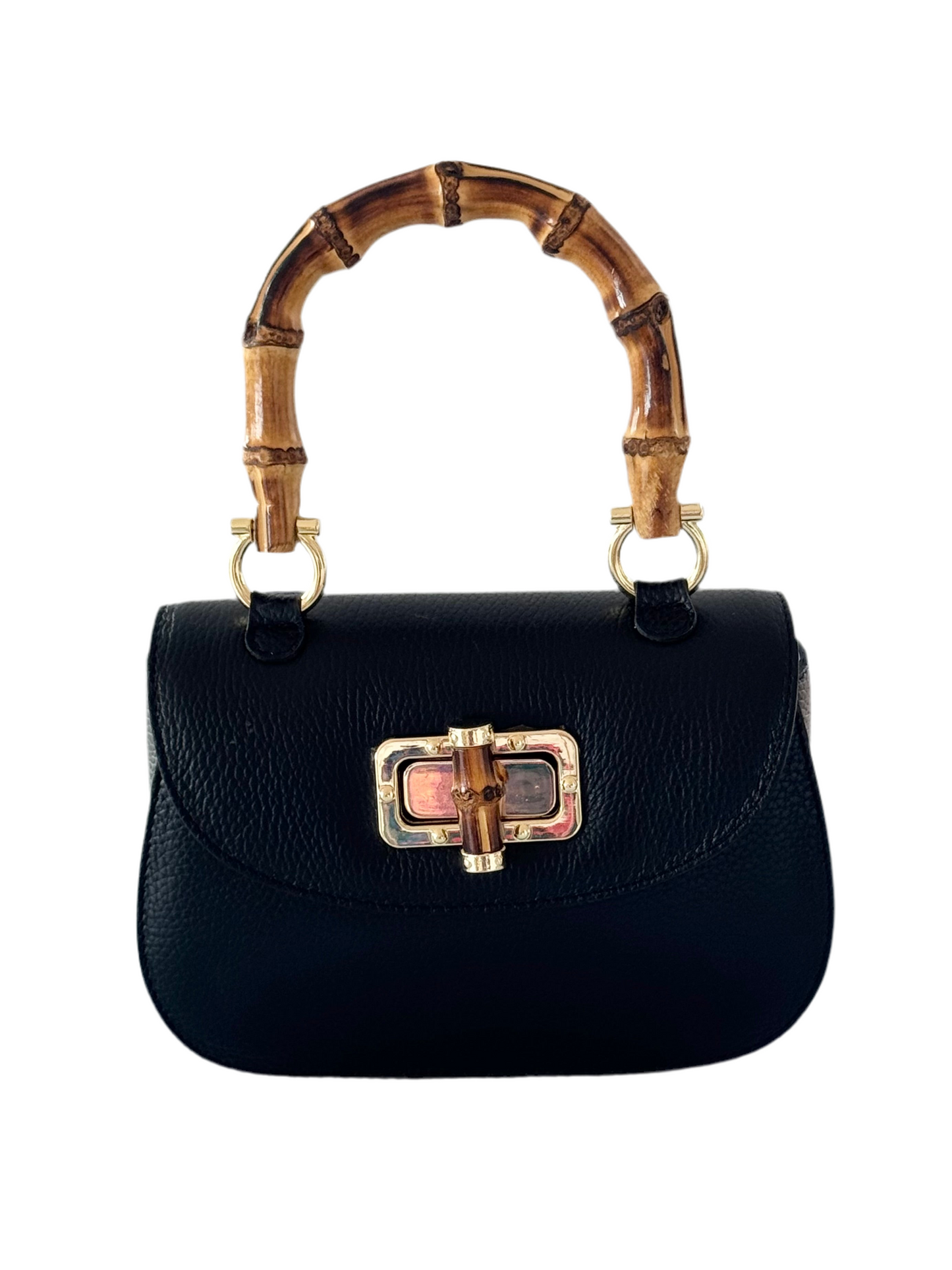Purse / Como Crossbody Italian Leather / Black