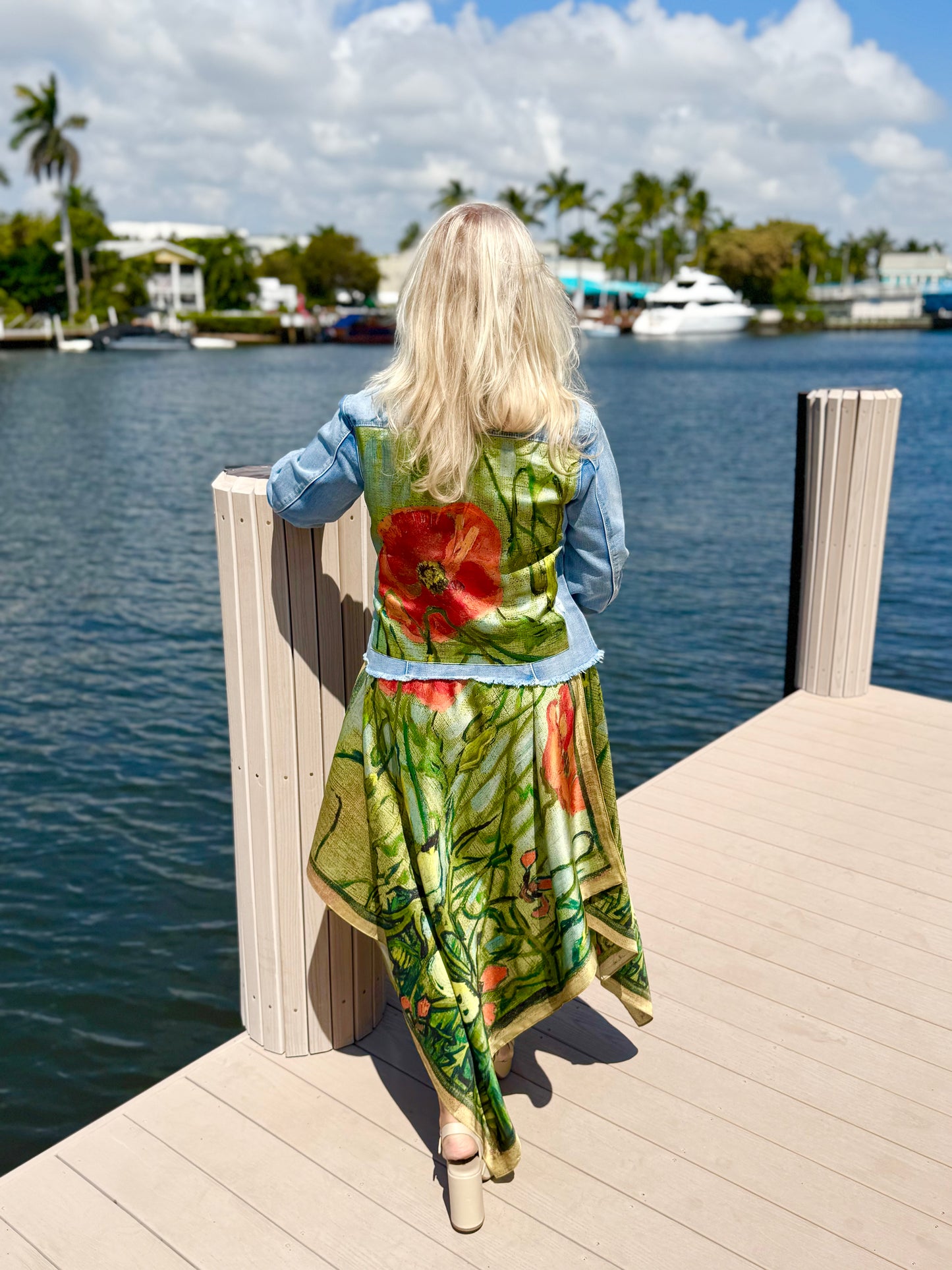 Silk Dress / My Poppy - Stacy Bradley Design