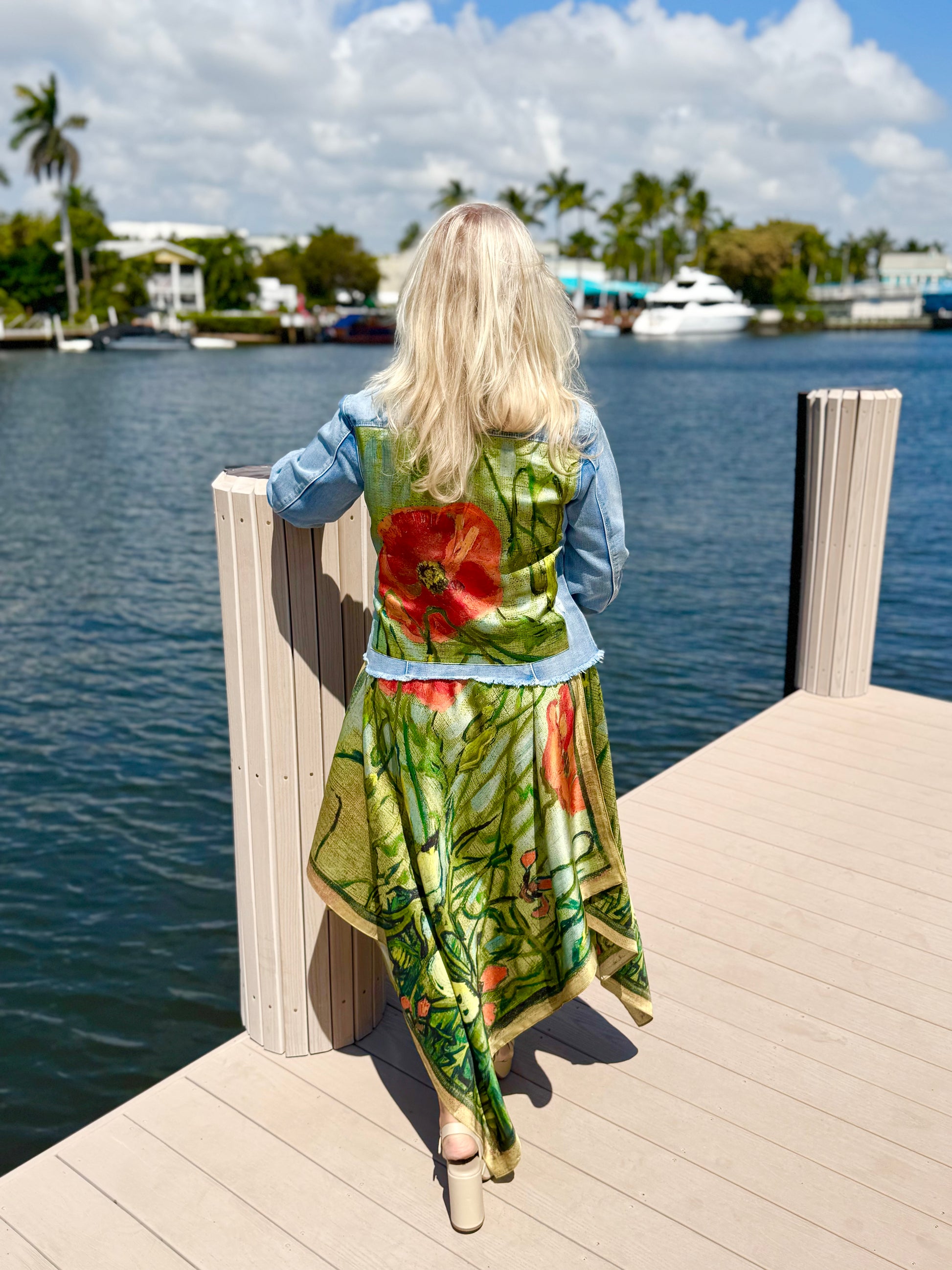 Silk Dress / My Poppy - Stacy Bradley Design