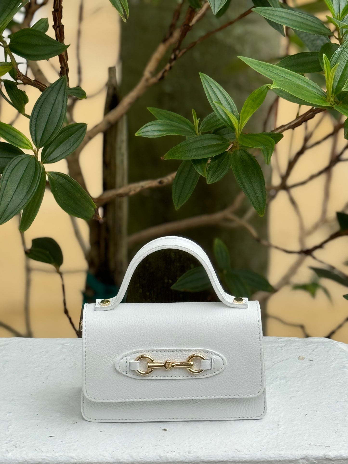 Purse / Sorrento Italian Leather / White/wholesale - Stacy Bradley Design