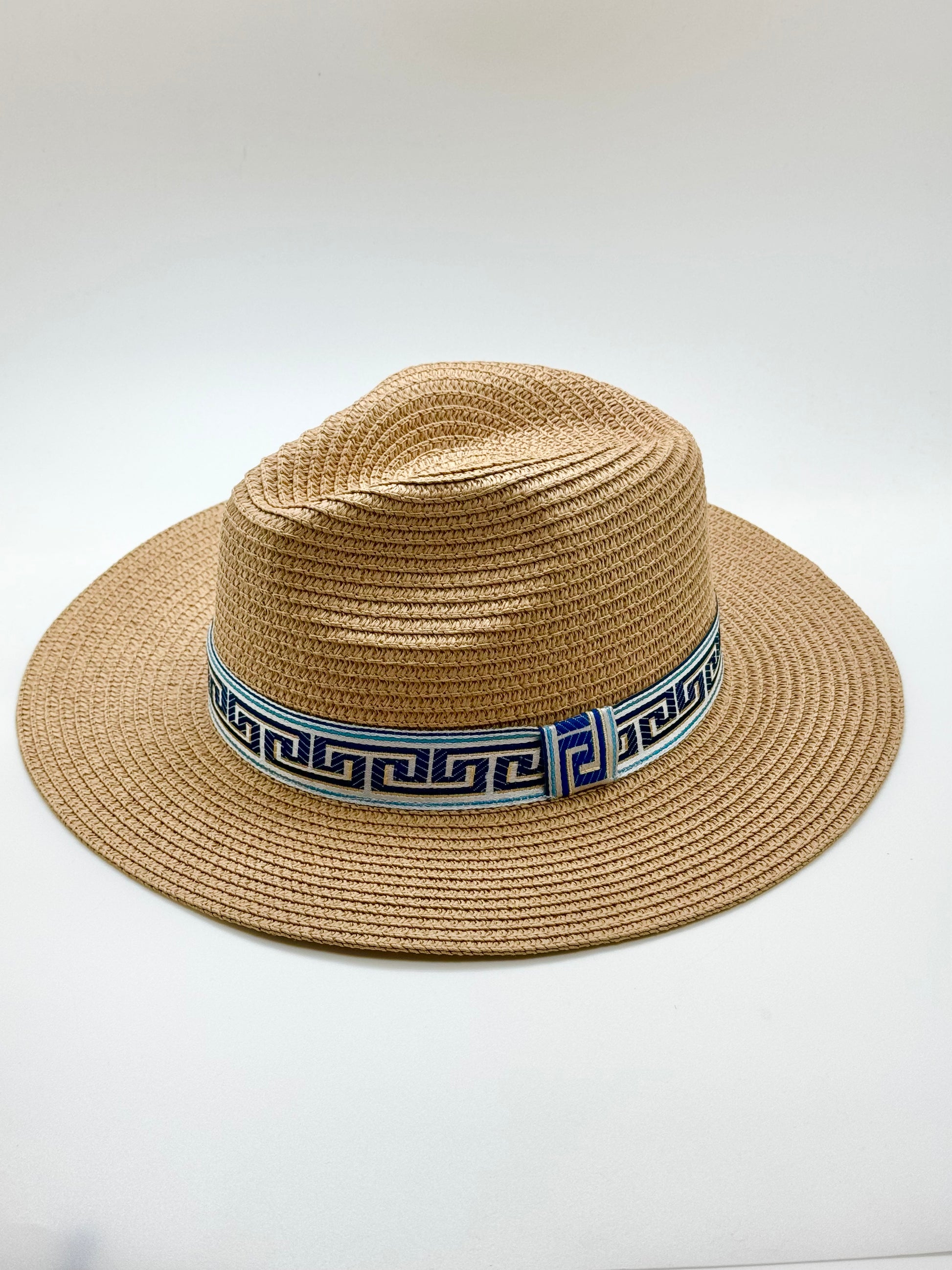 Hat / Greek Isle / Natural Blue / Wholesale - Stacy Bradley Design