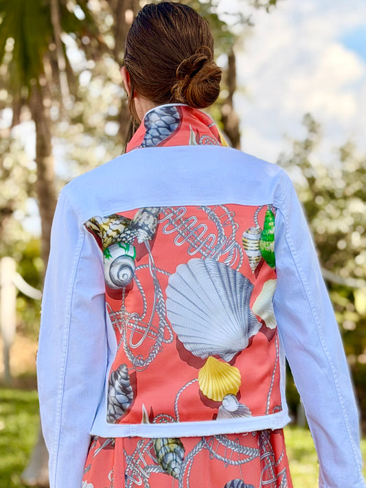 Silk Dress / Coral Shell - Stacy Bradley Design
