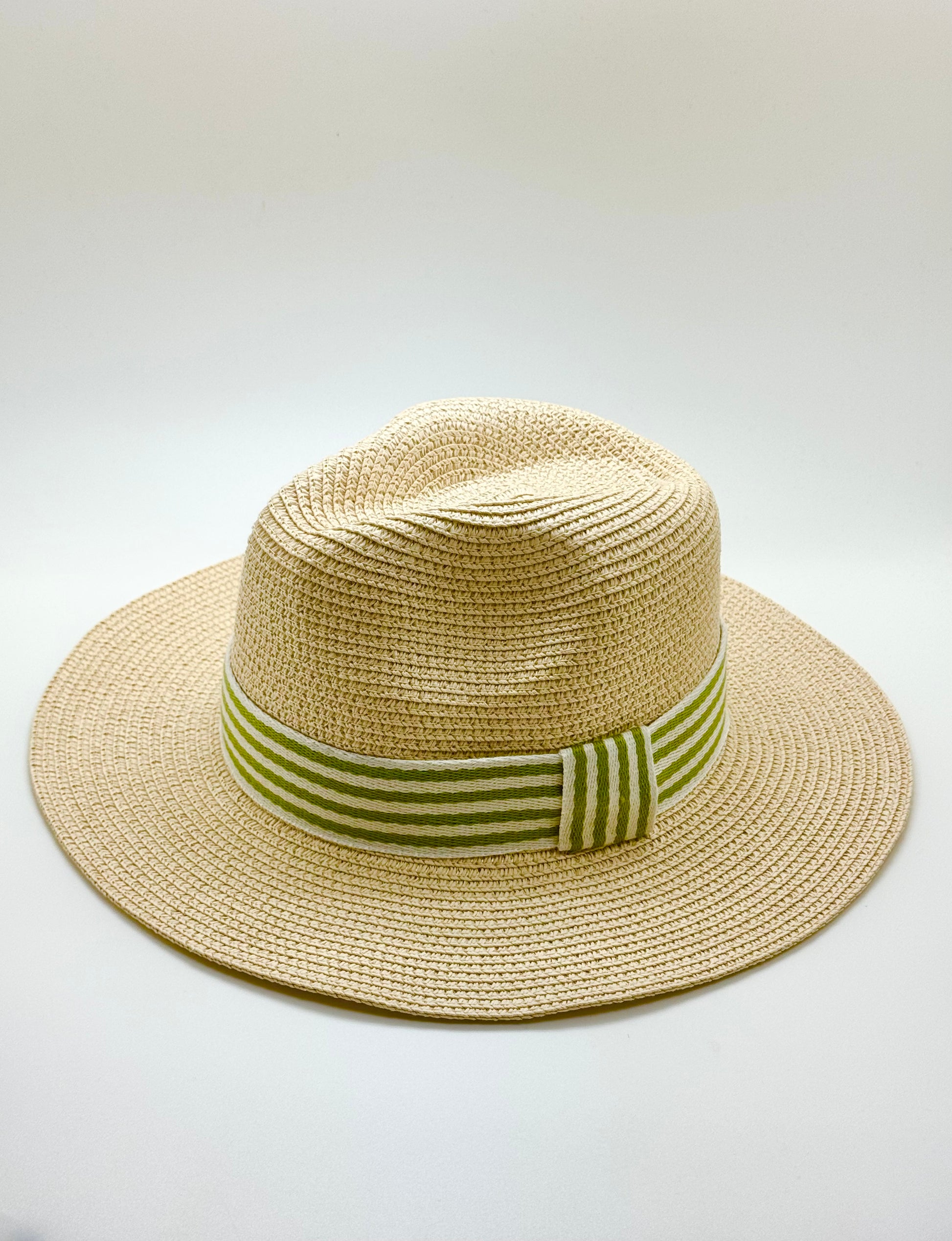 Hat / Stripe / Light Sage / Wholesale - Stacy Bradley Design