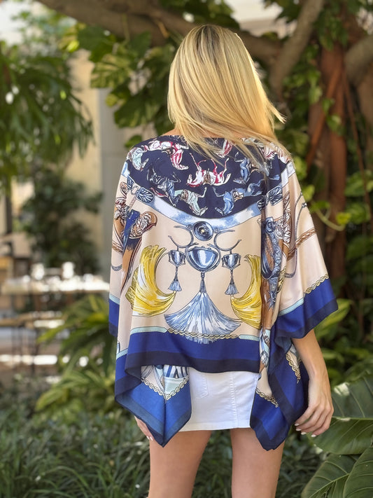 Tunic / Horsing Around - Navy / Wholesale - Stacy Bradley Design