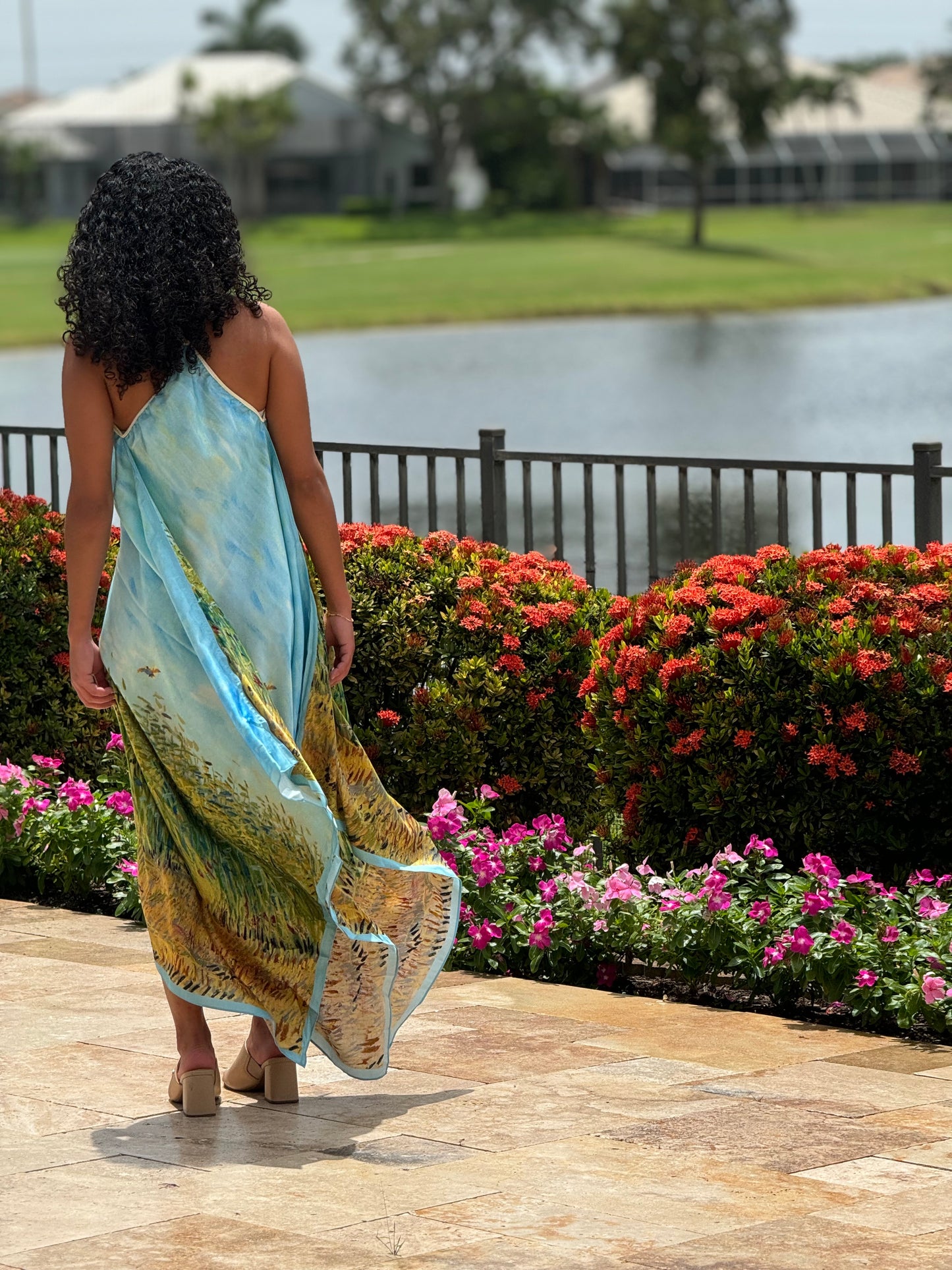 Silk Dress / Let’s Fly - Stacy Bradley Design