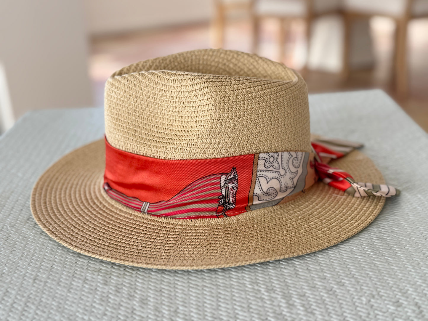 Hat / Sage and Coral Horse - Stacy Bradley Design