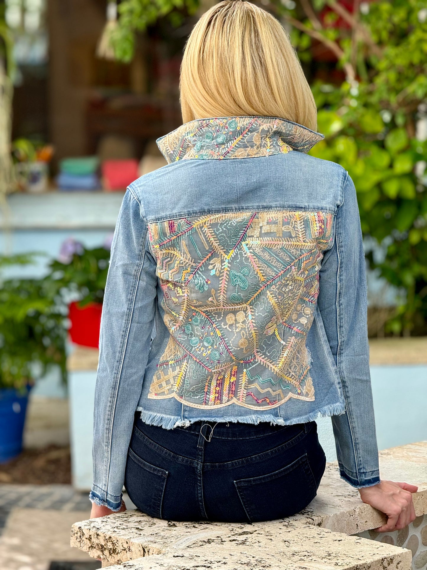 The Light Denim Jacket / Let's Sparkle / Wholesale - Stacy Bradley Design