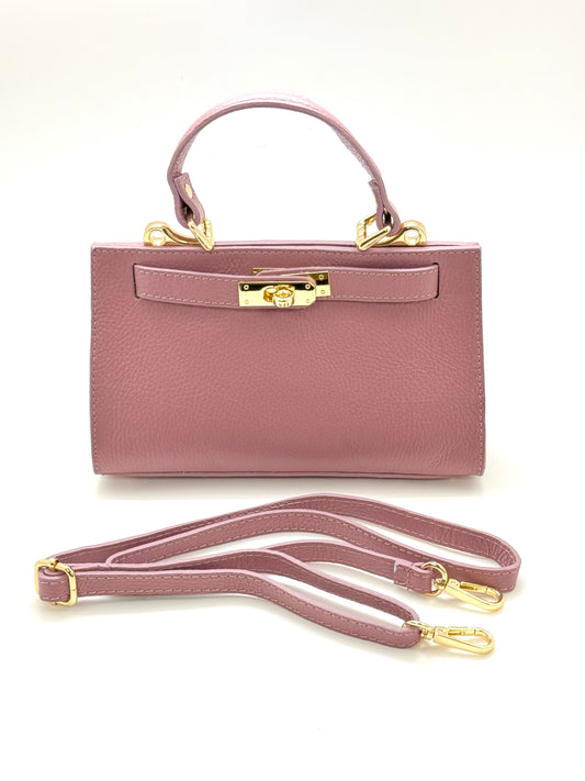 Purse / Capri Italian Leather / Pink