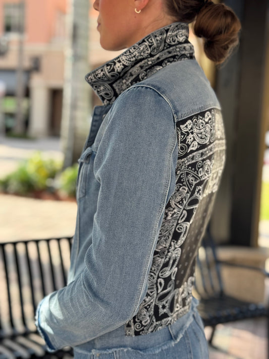 The Light Denim Jacket / Let’s Do Western / Black