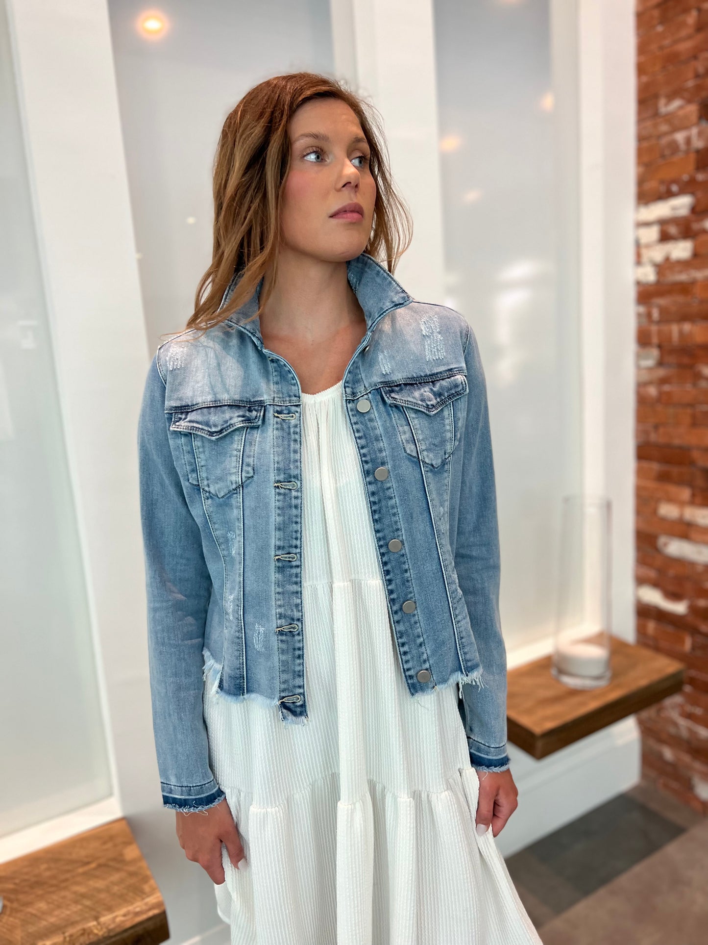 The Light Denim Jacket / Love Blues