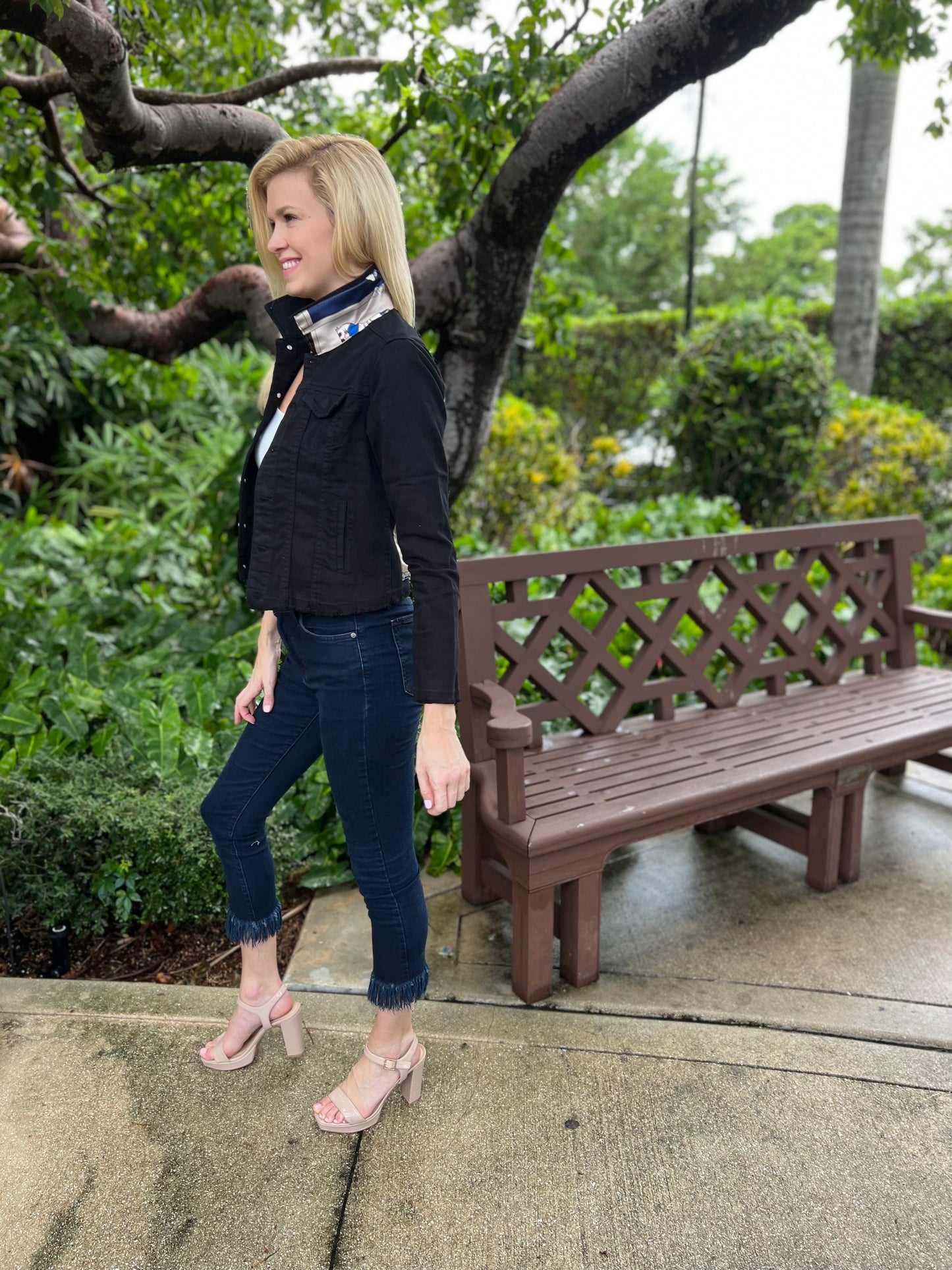 The Black Denim Jacket / Designer Horse / Wholesale - Stacy Bradley Design