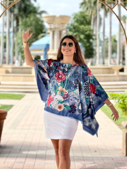 Tunic Horse in Blue / Wholesale - Stacy Bradley Design