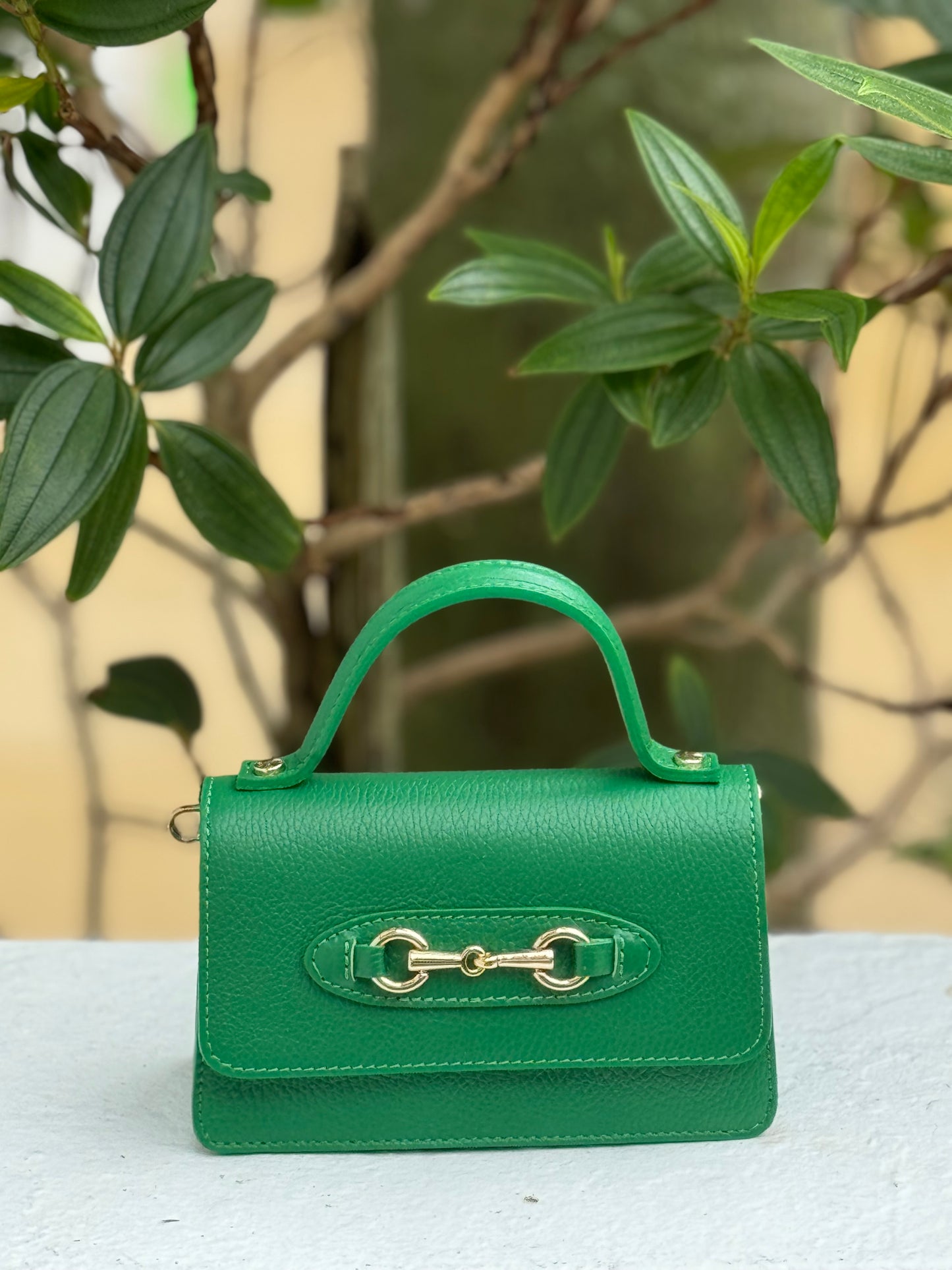 Purse / Sorrento Italian Leather / Green/wholesale - Stacy Bradley Design
