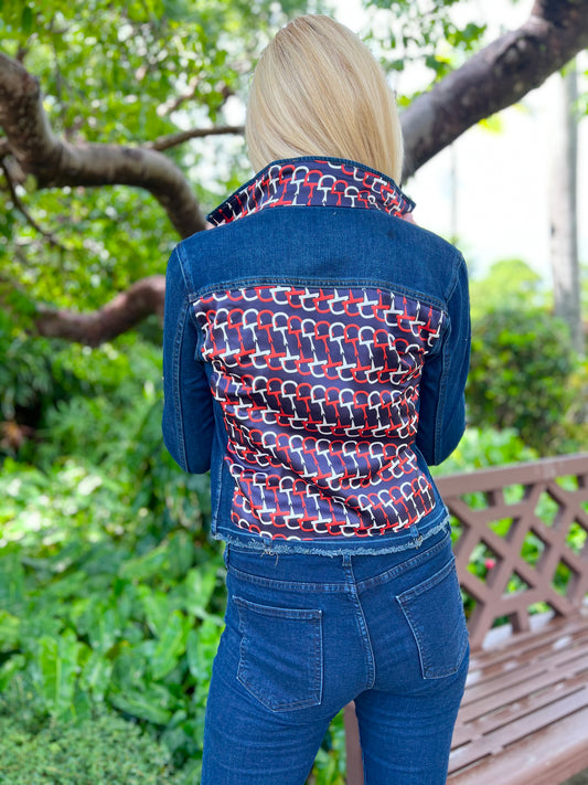 The Dark Denim Jacket / Get My Bit - Stacy Bradley Design