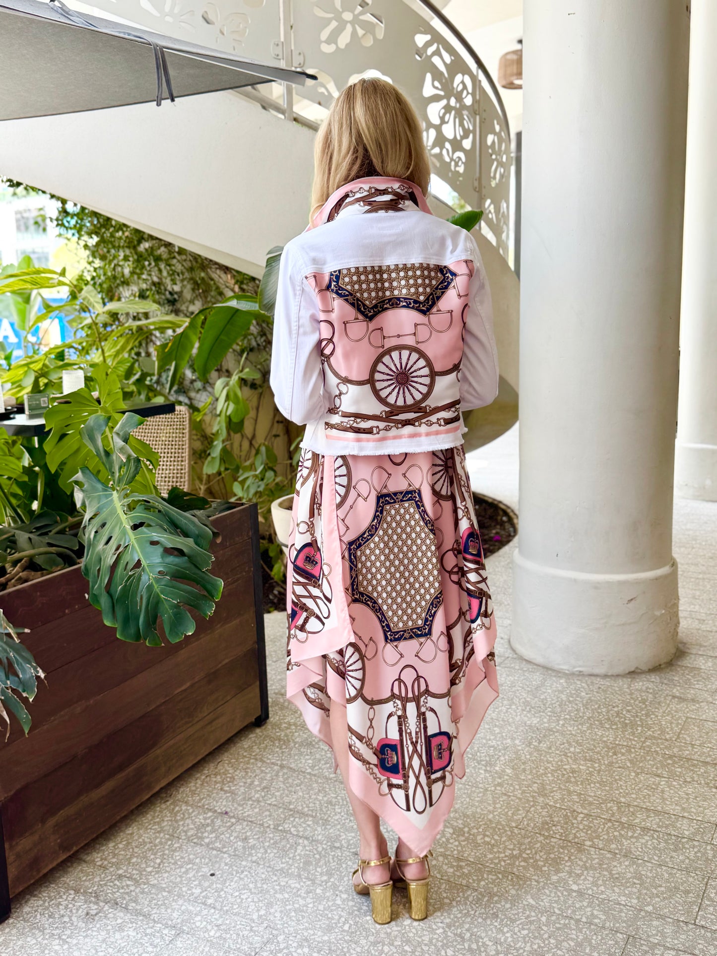 Silk Dress / Blush Bit - Stacy Bradley Design