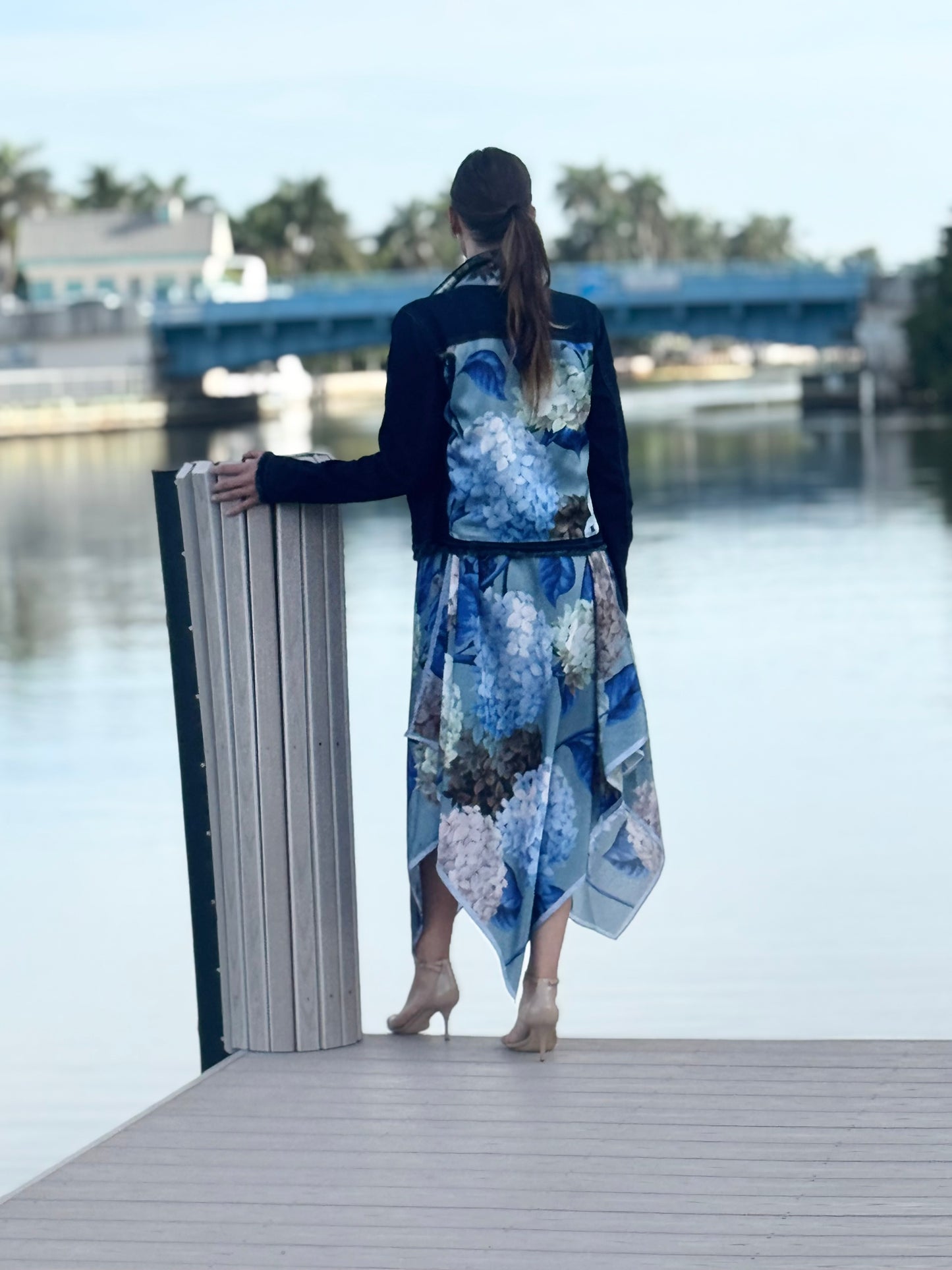 Silk Dress / Mixed Hydrangea