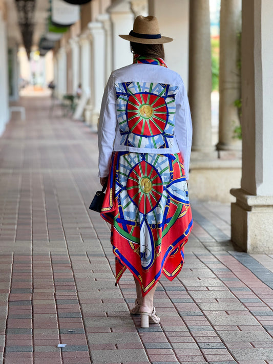 Silk Dress / Love Red - Stacy Bradley Design