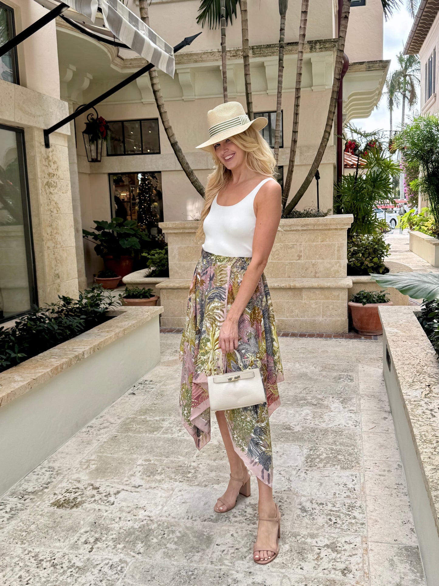 Purse / Capri Italian Leather / Beige - Stacy Bradley Design