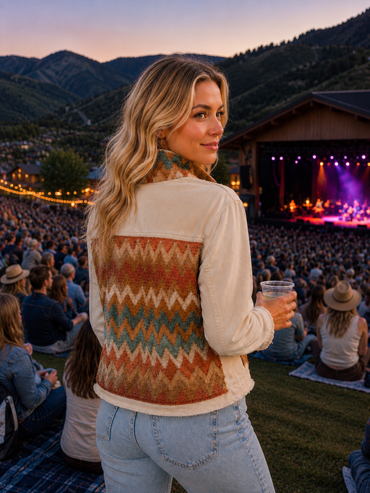 The Dove Denim Jacket / Driftwood Tide