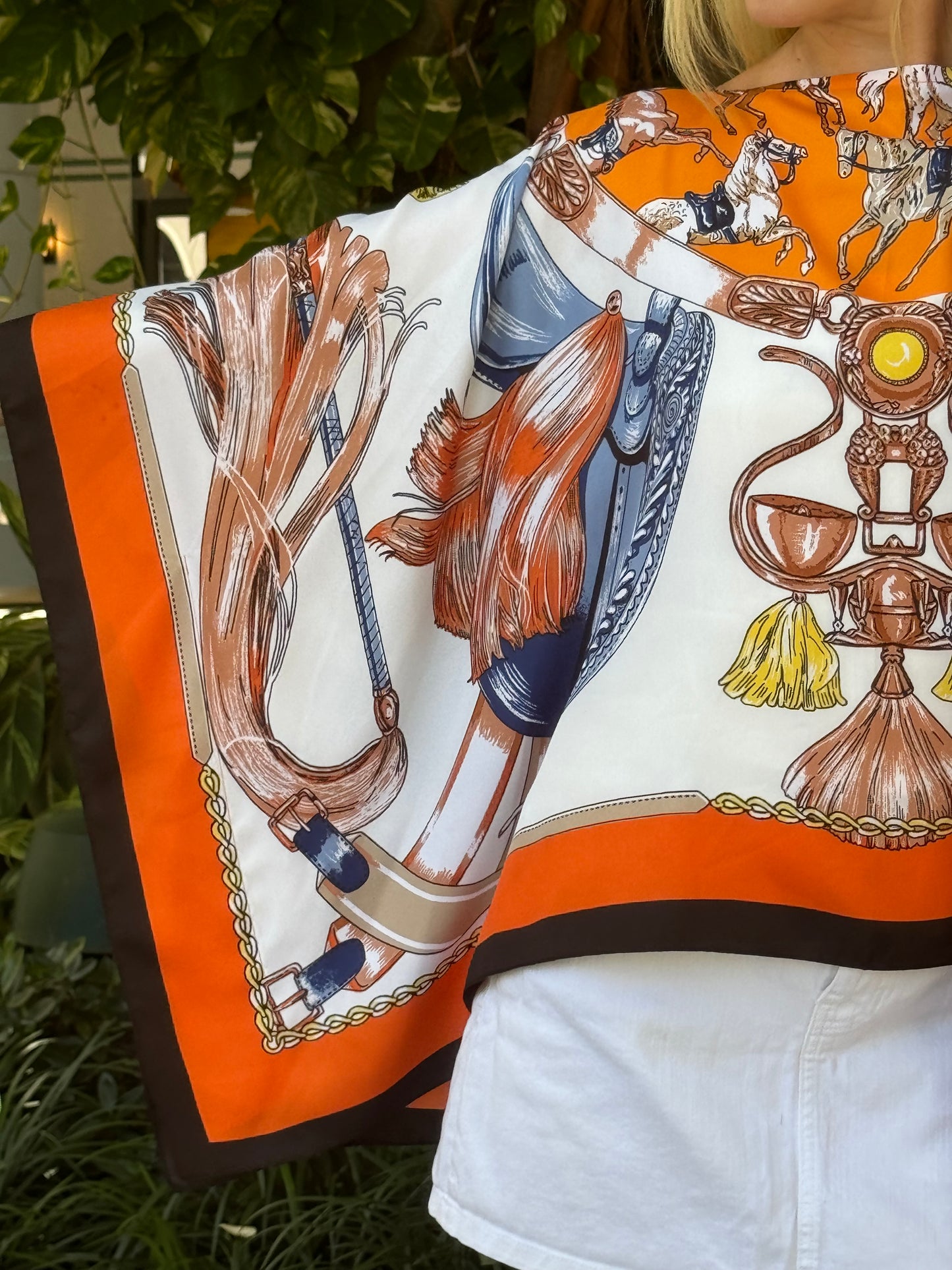 Tunic / Horsing Around - Orange/ Wholesale - Stacy Bradley Design