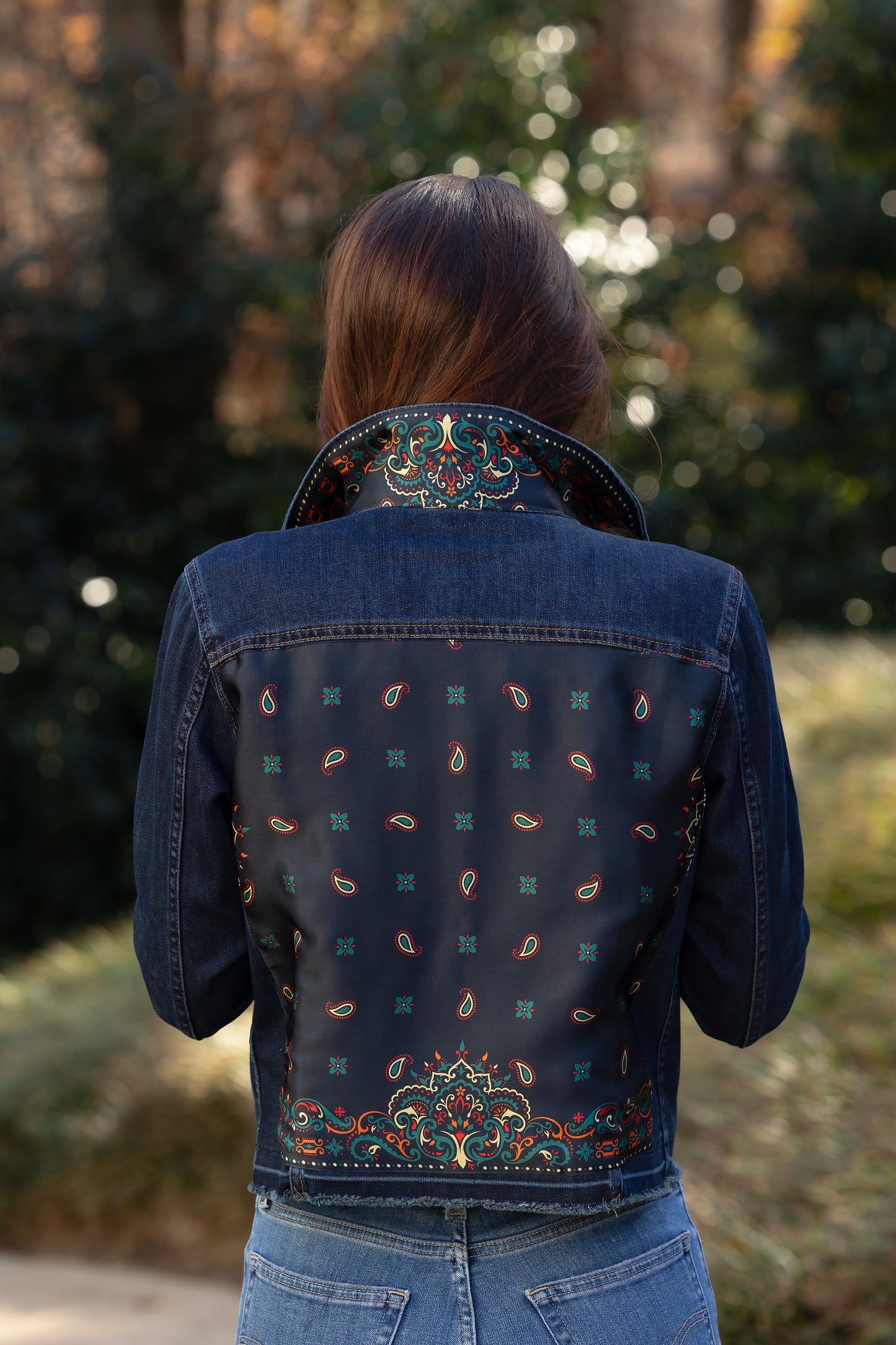 The Dark Denim Jacket / A Little Western