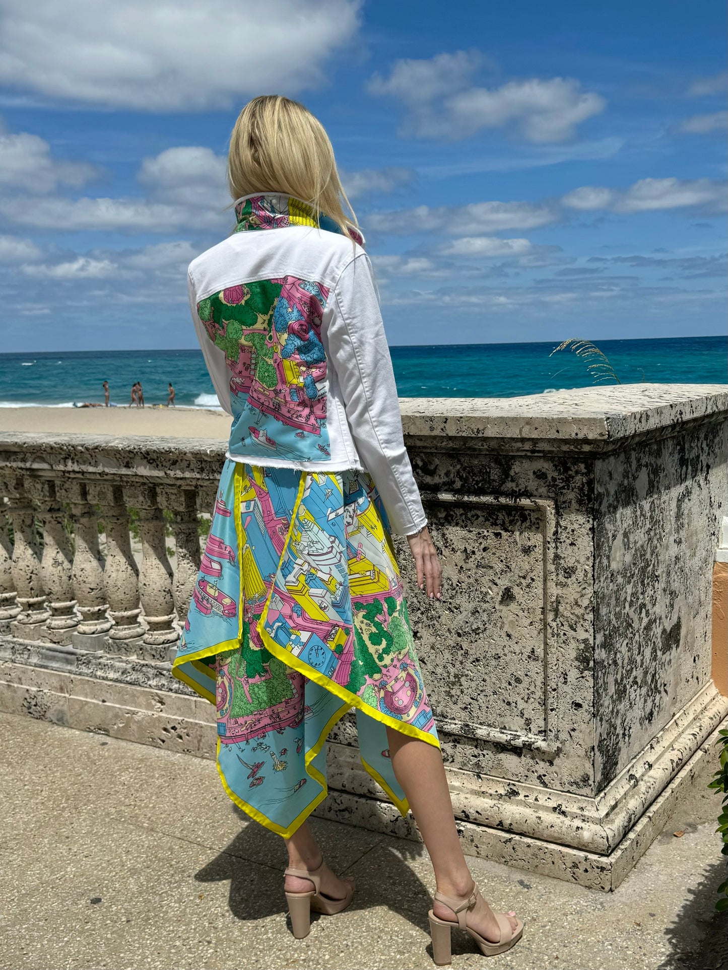 Silk Dress / City Island - Stacy Bradley Design