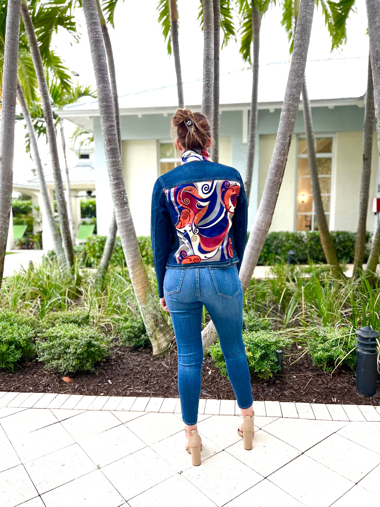 The Dark Denim Jacket / Pucci Fall for Color - Stacy Bradley Design