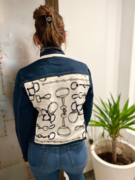 The Dark Denim Jacket / Navy Bit - Stacy Bradley Design