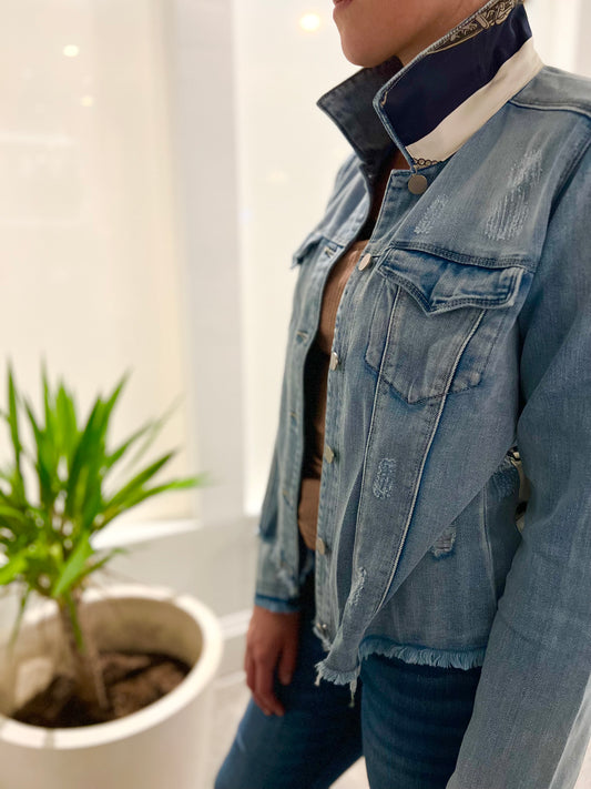 The Light Denim Jacket / Blue Bit / Wholesale - Stacy Bradley Design