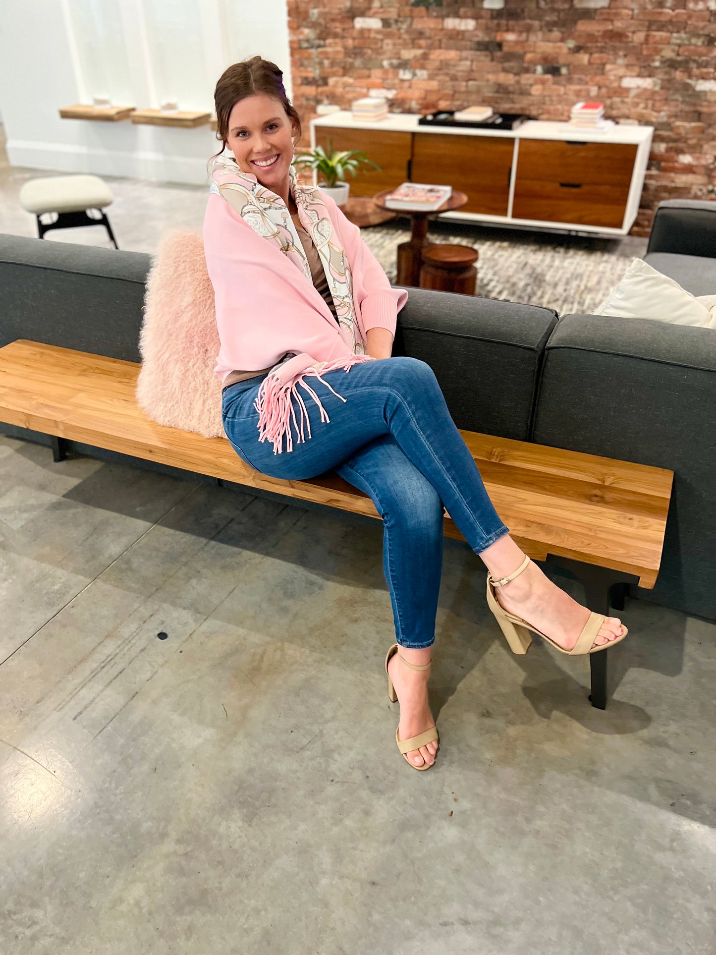 Cozy Sweater Wrap / Pretty Pink Please - Stacy Bradley Design