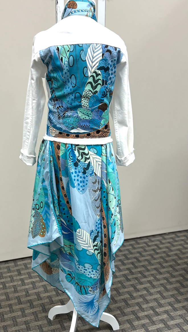 Silk Dress / Sky Blue