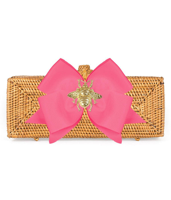 Colette - Hot Pink Fluffy Bow - Bee - Stacy Bradley Design